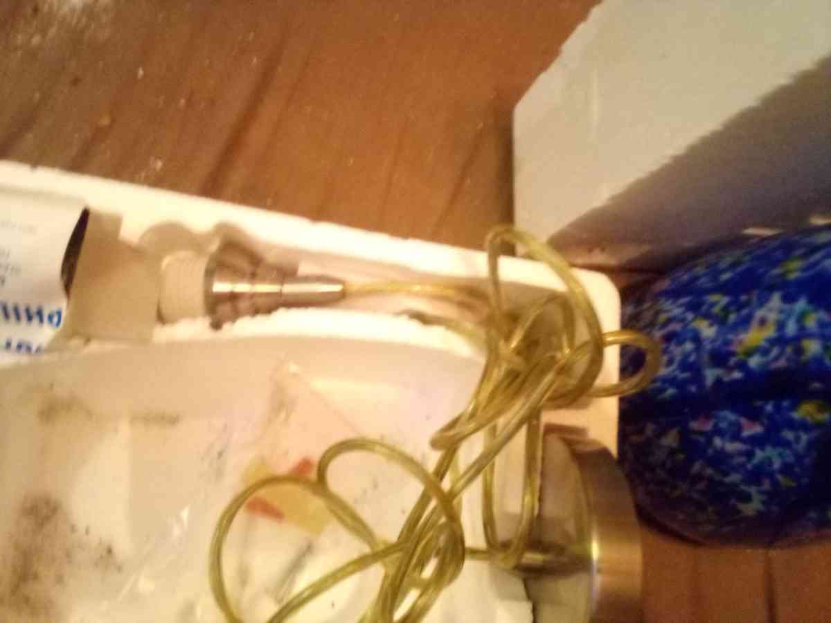 globe light fixture that is hooked up through youre electric