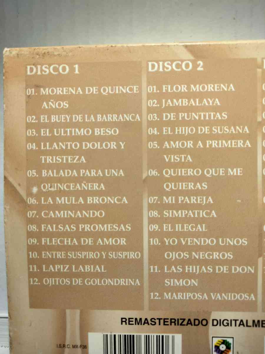 LOS FELINOS COLECCION DE 3 CDS USADOS EN EXC COND OPEN BOX