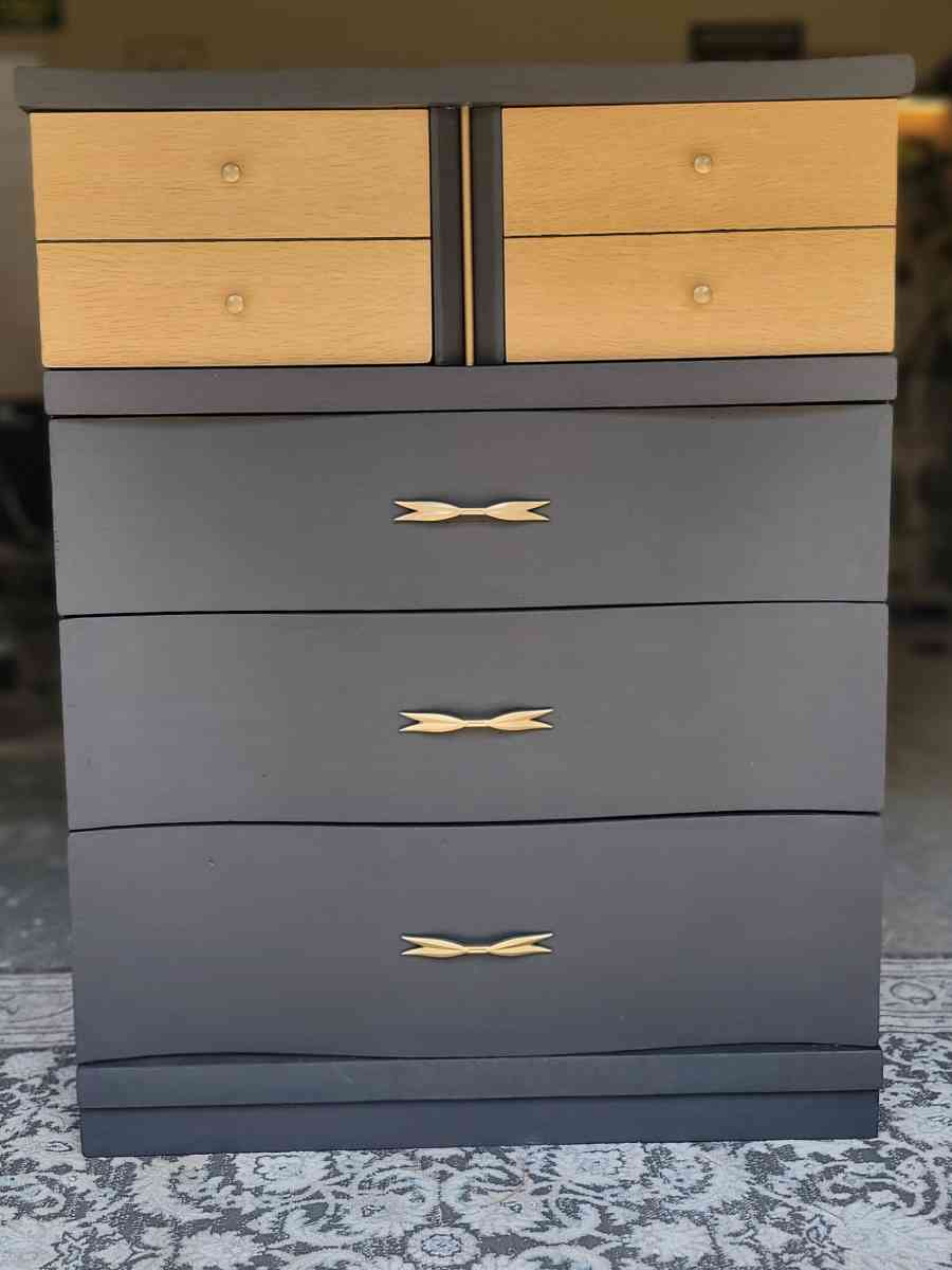 MCM Tallboy dresser
