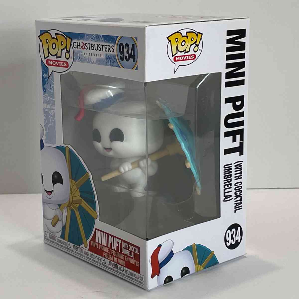 934 Mini Puft w Umbrella Funko Pop Ghostbusters MIB