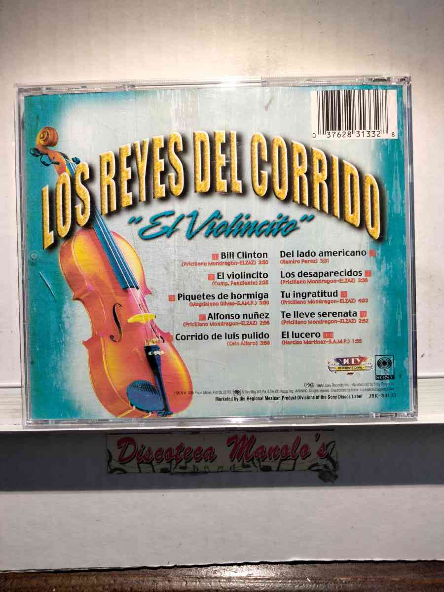 LOS REYES DEL CORRIDO EL VIOLINCITO CD USADO EN EXC COND
