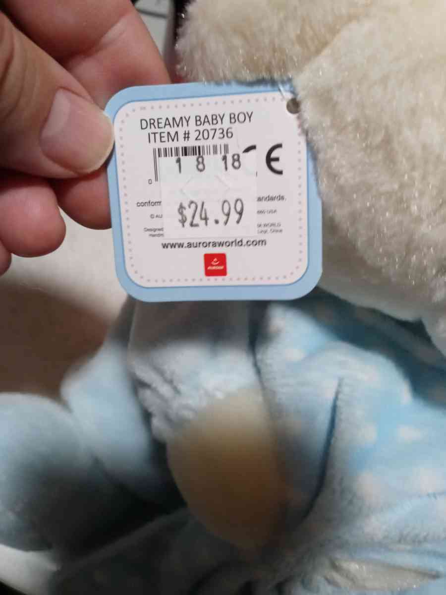 BRAND NEW MUSICAL TEDDY BEAR PLAYS ROCK A BYE BABY SONG