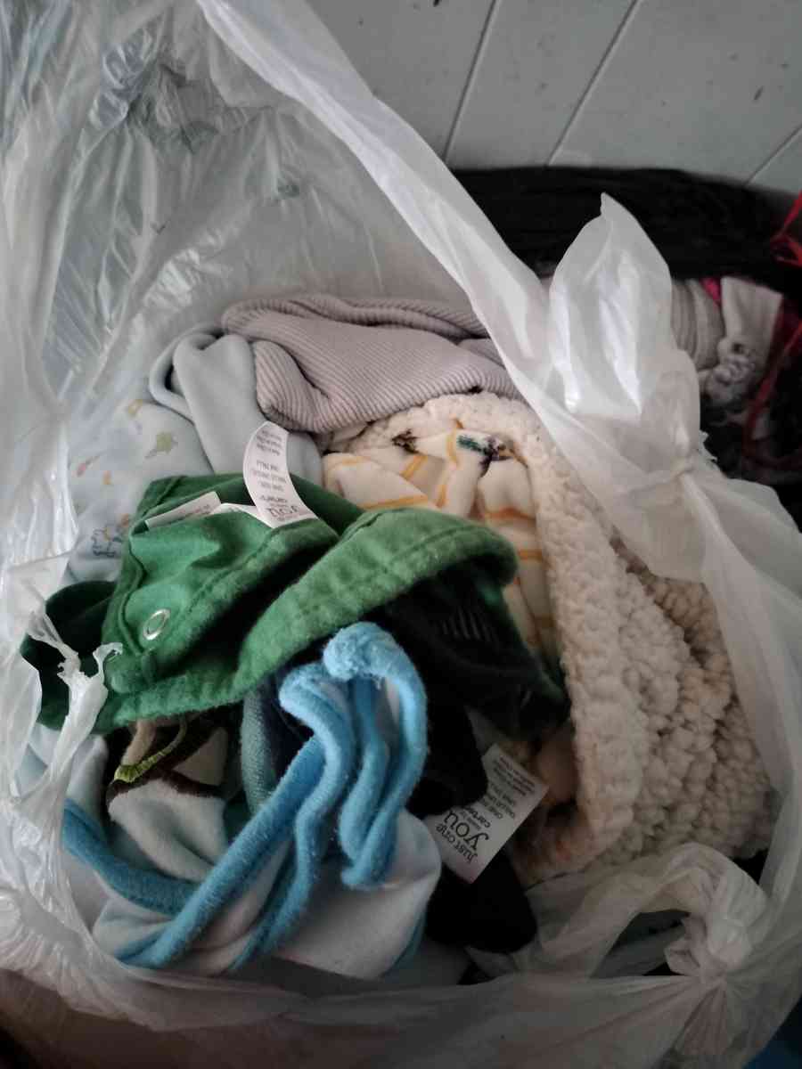 baby clothes chair and swing