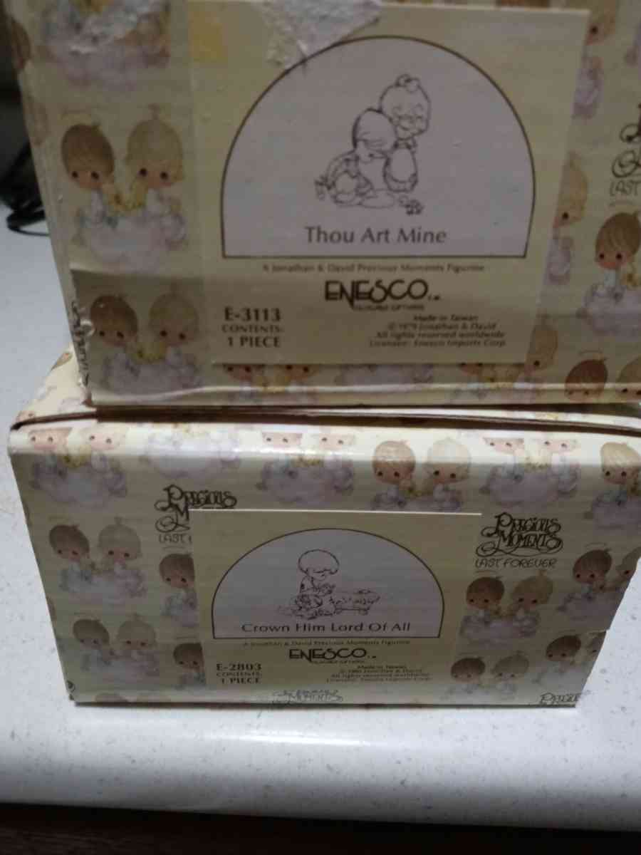 2 VINTAGE PRECIOUS MOMENTS FIGURES BOTH ARE FROM 1979