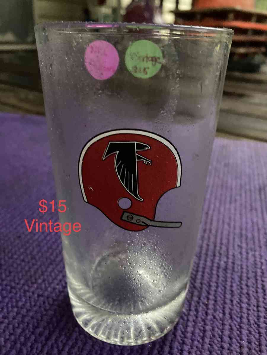 Atlanta Falcon glassware