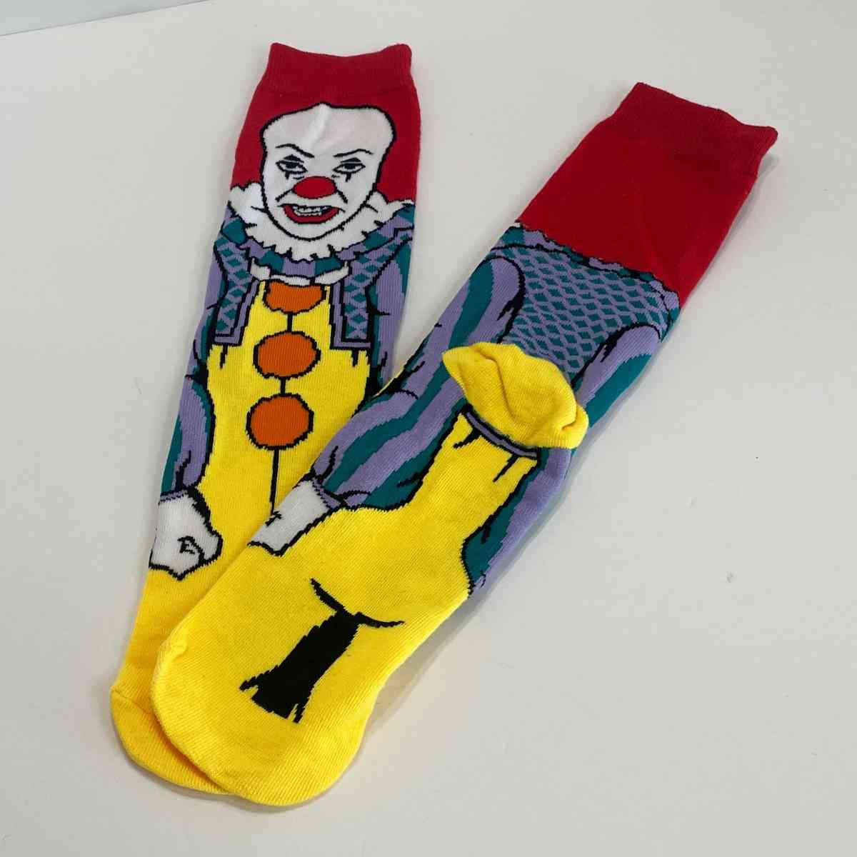 IT Pennywise Horror Character Socks Adult Size NEW