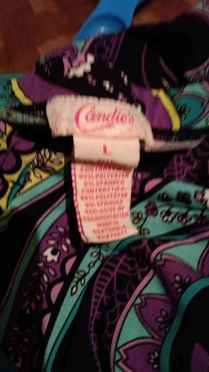 wild print halter top sundress of purples greens and blues