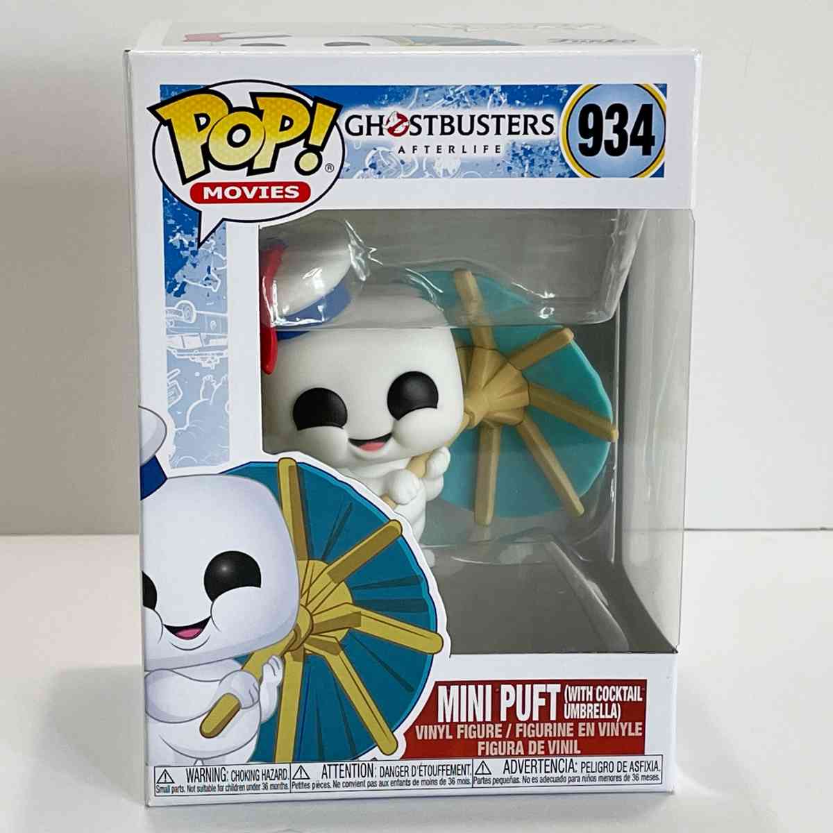 934 Mini Puft w Umbrella Funko Pop Ghostbusters MIB