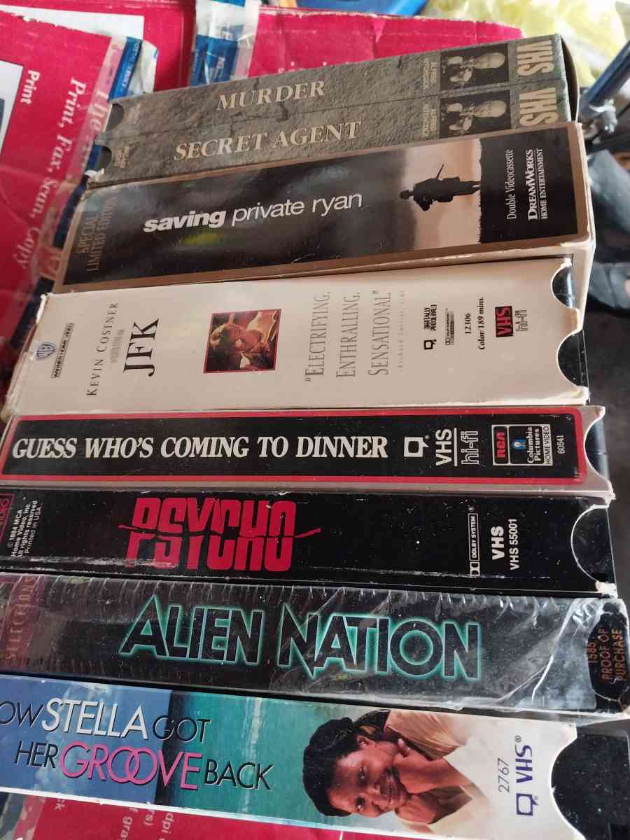 VHS tapes