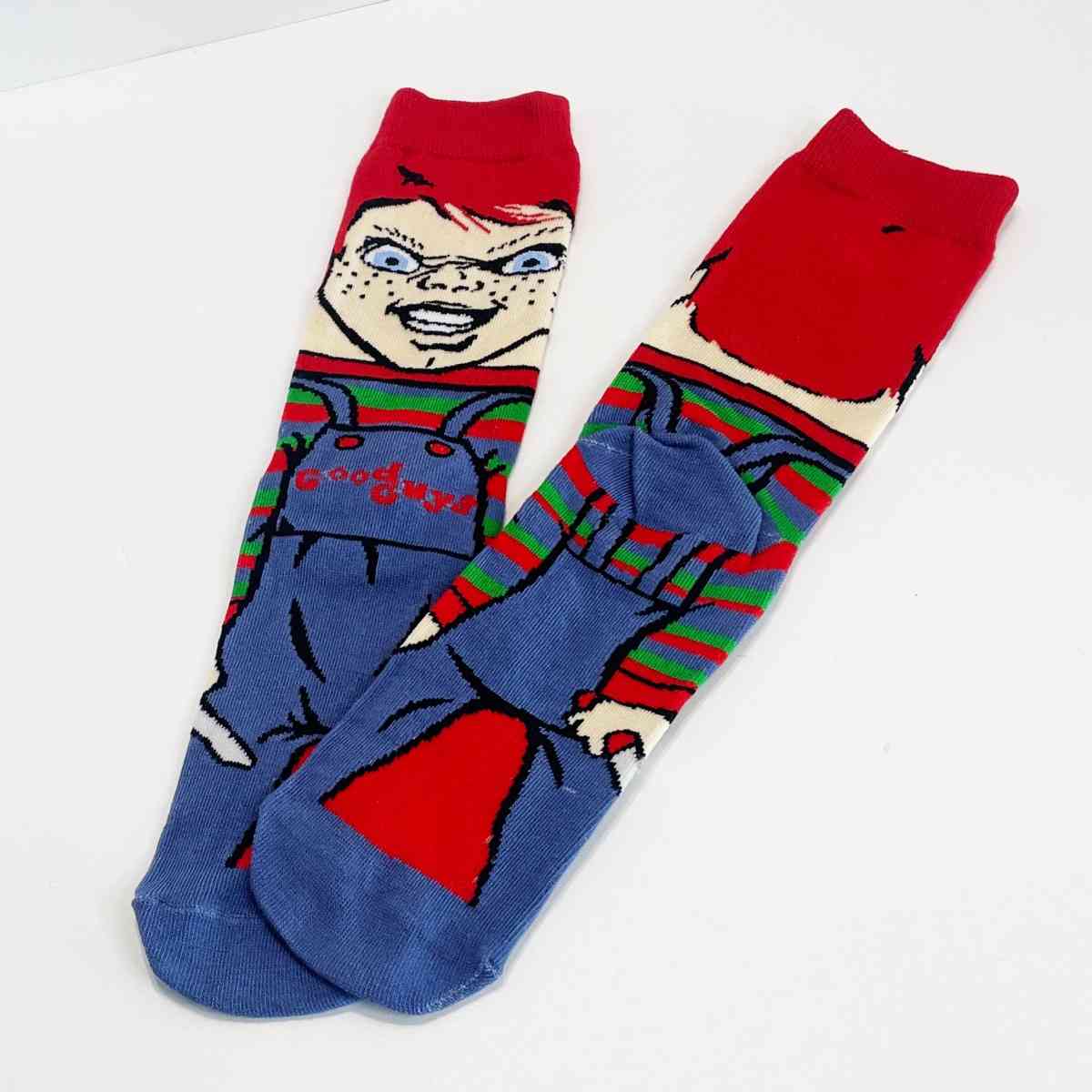 Chucky Childs Play Horror Character Socks Adult NEW