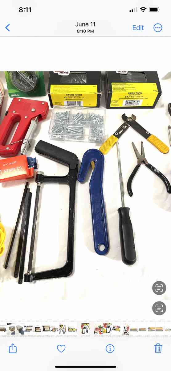 new and used hand tools and hardware