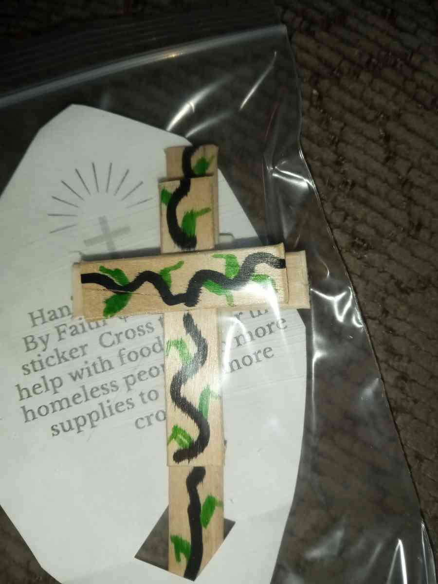 hand made crosses 3 each