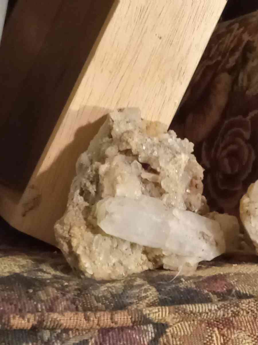 Quartz Mineral rock and crystals