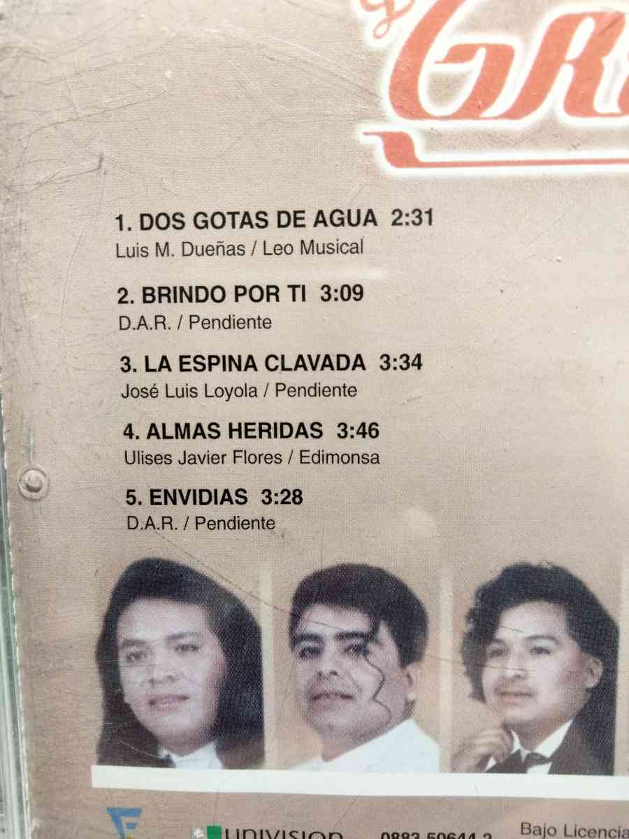 LOS GREYS RANCHERAS DE PEGUE CD USADO EN EXC COND