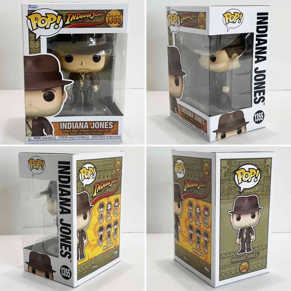 8pc Complete Set Indiana Jones Funko Pops MIB