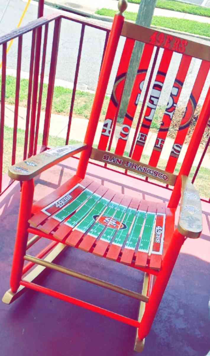 Custom Sports Teams Ultimate Fan Rocking Chair