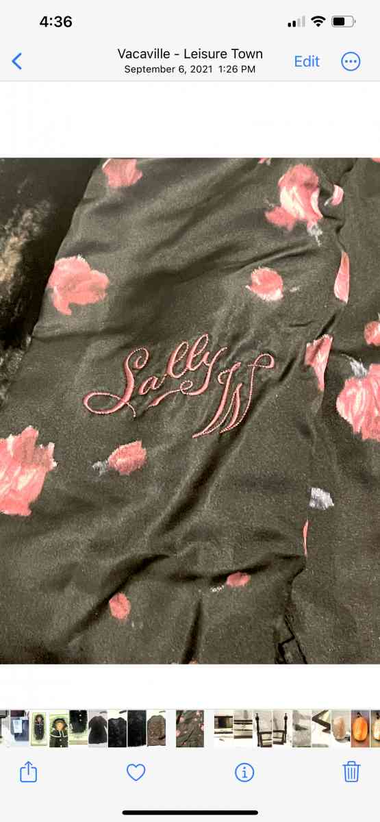 Antique vintage original fur coat