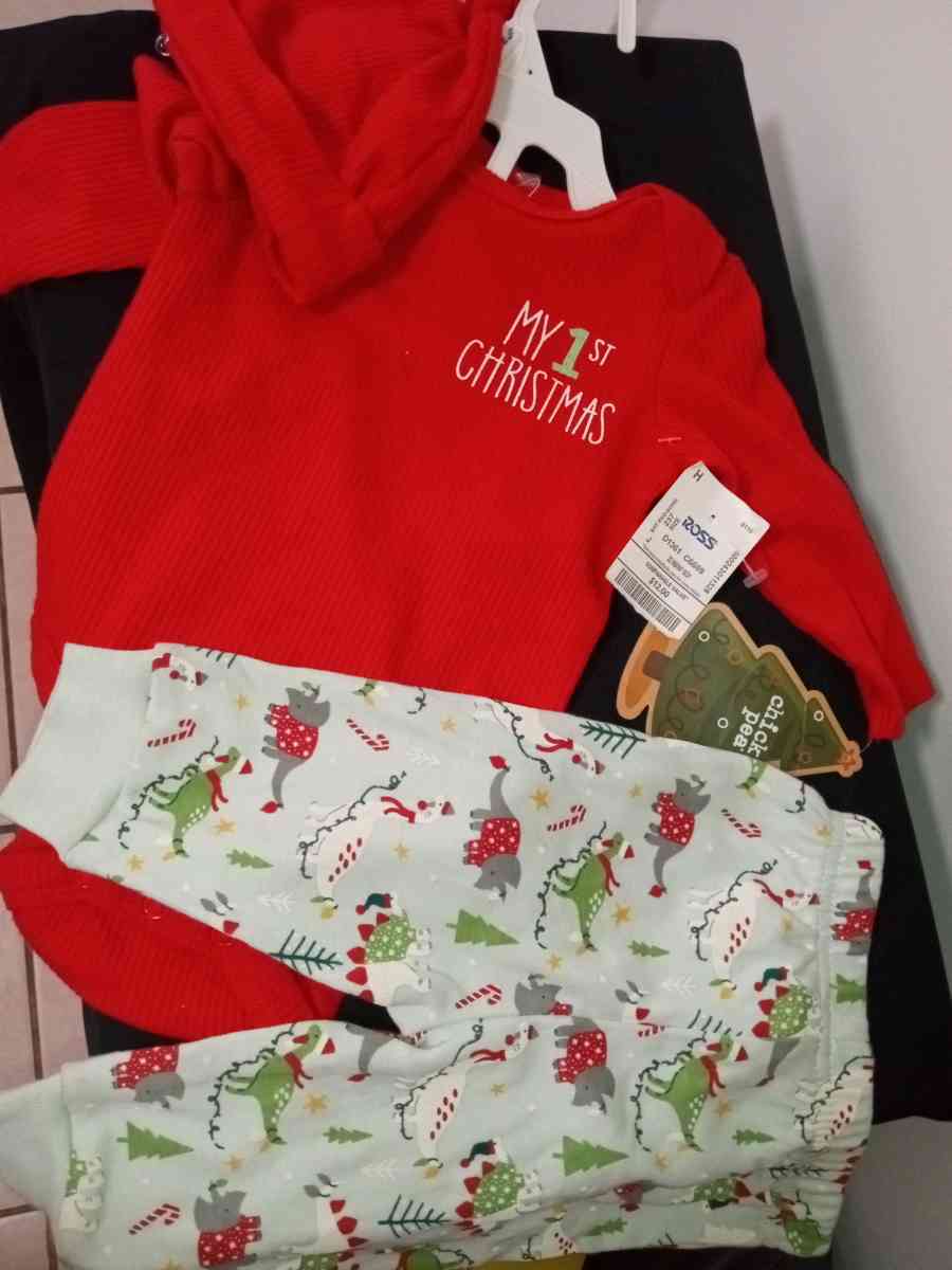 babys first Christmas outfit
