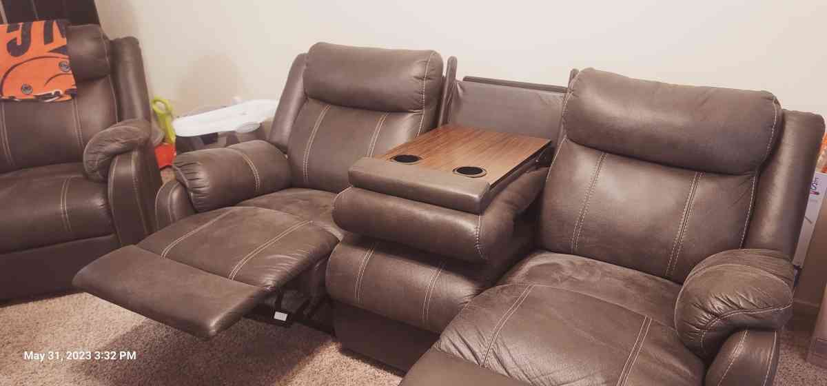 Sofa Recliner and Reclining Rocking Chair