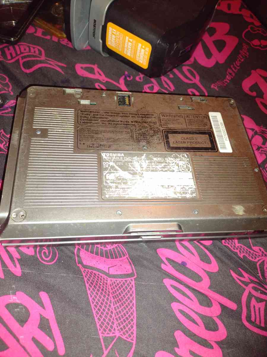 Toshiba portable DVD player