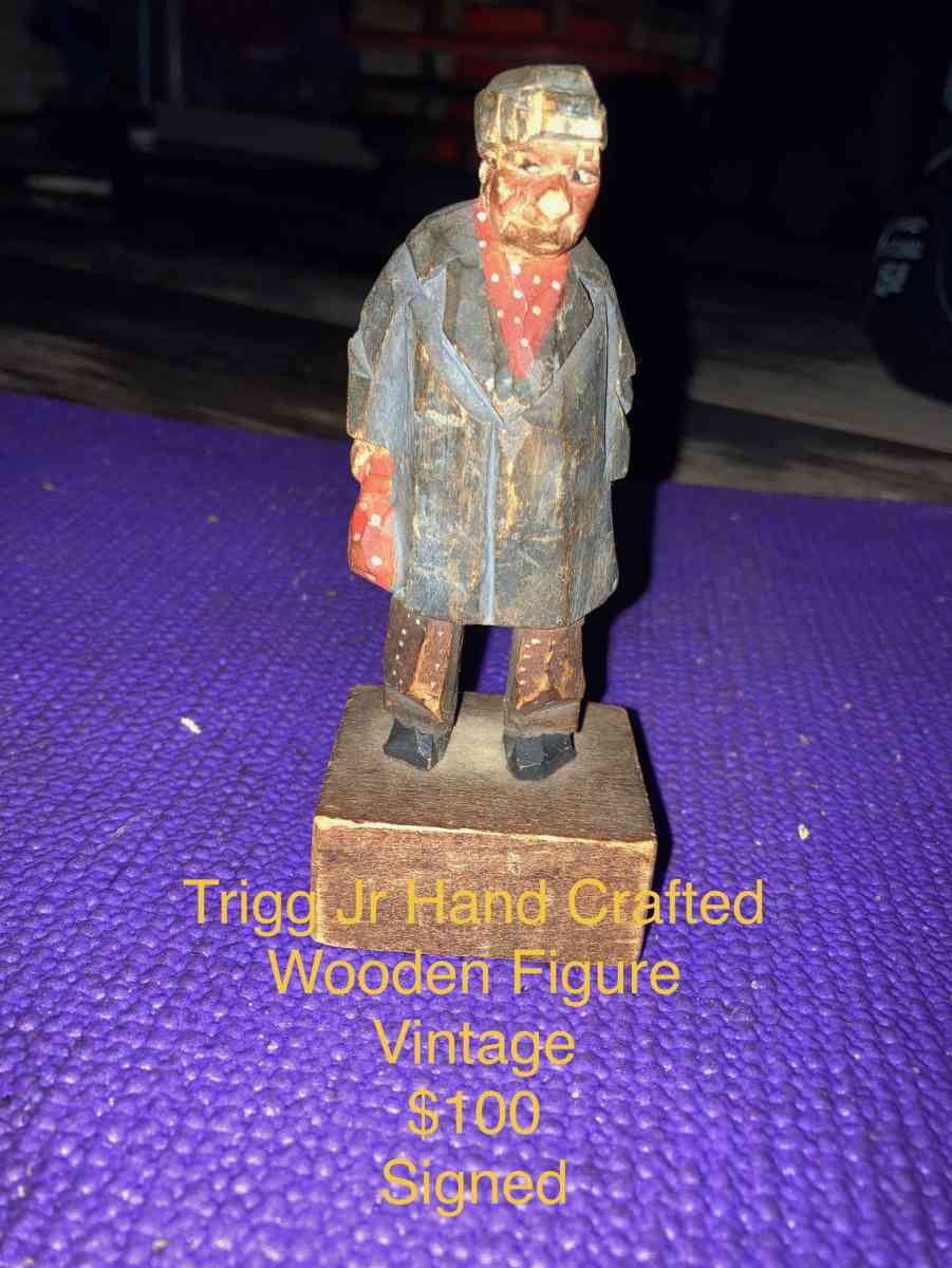 Vintage Wooden figure