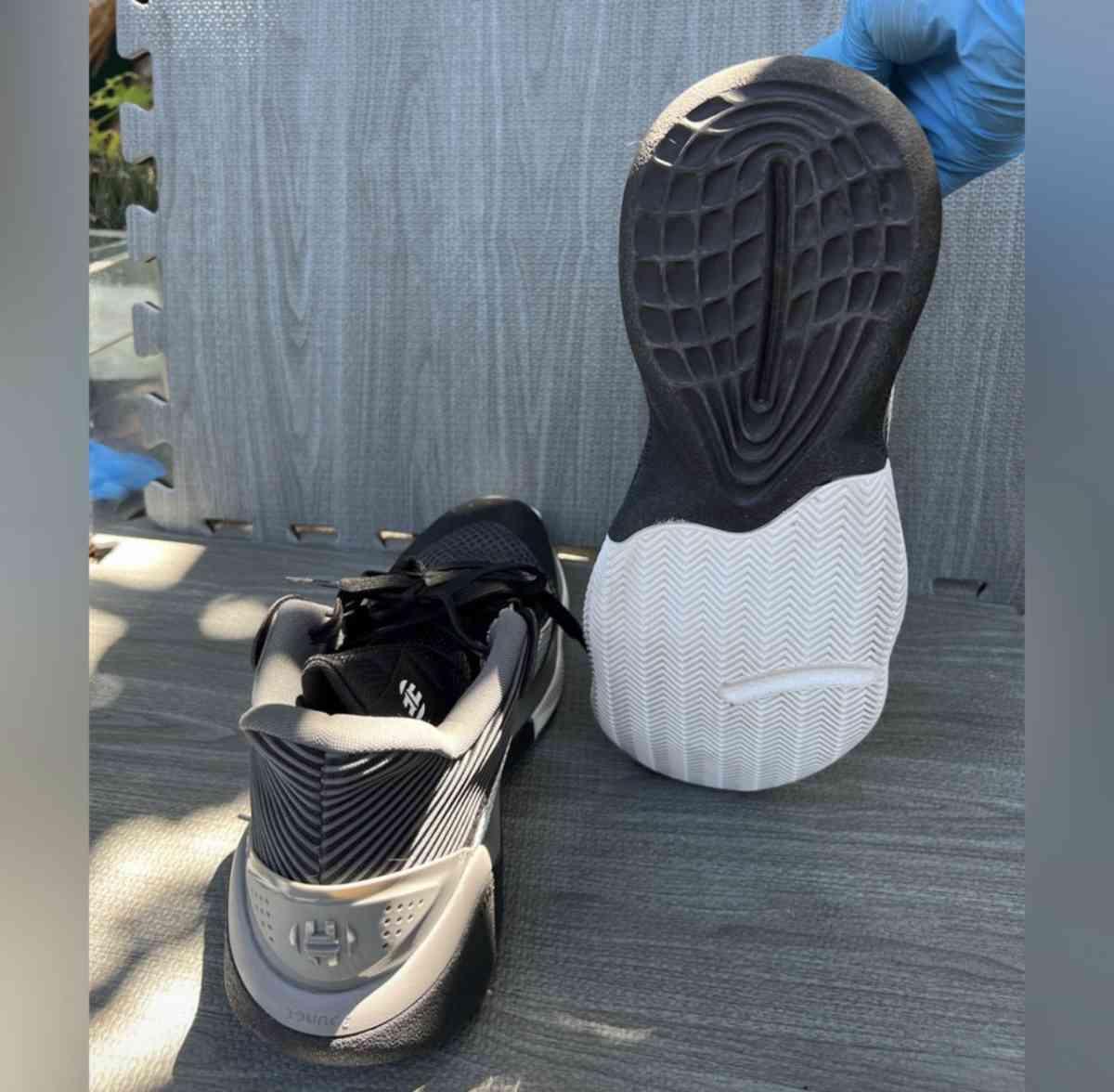 mens basketball size 12 and a half