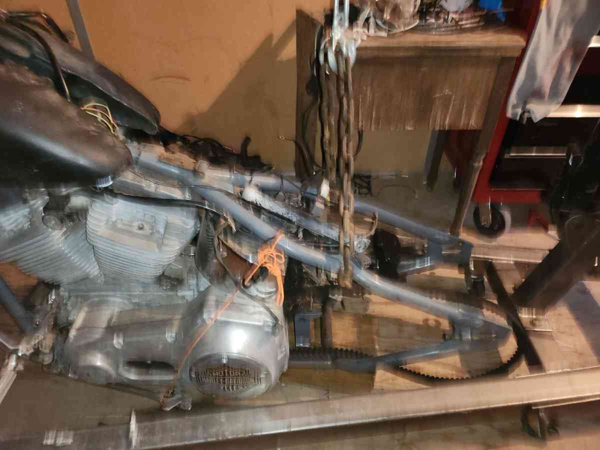 Harley Davidson Softail hard tail