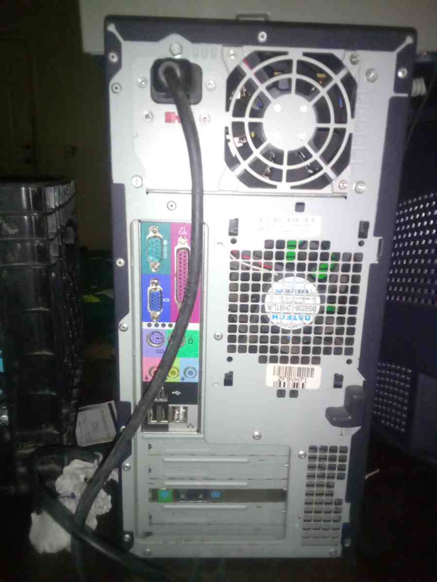 dell desktop computer fax machine receiver