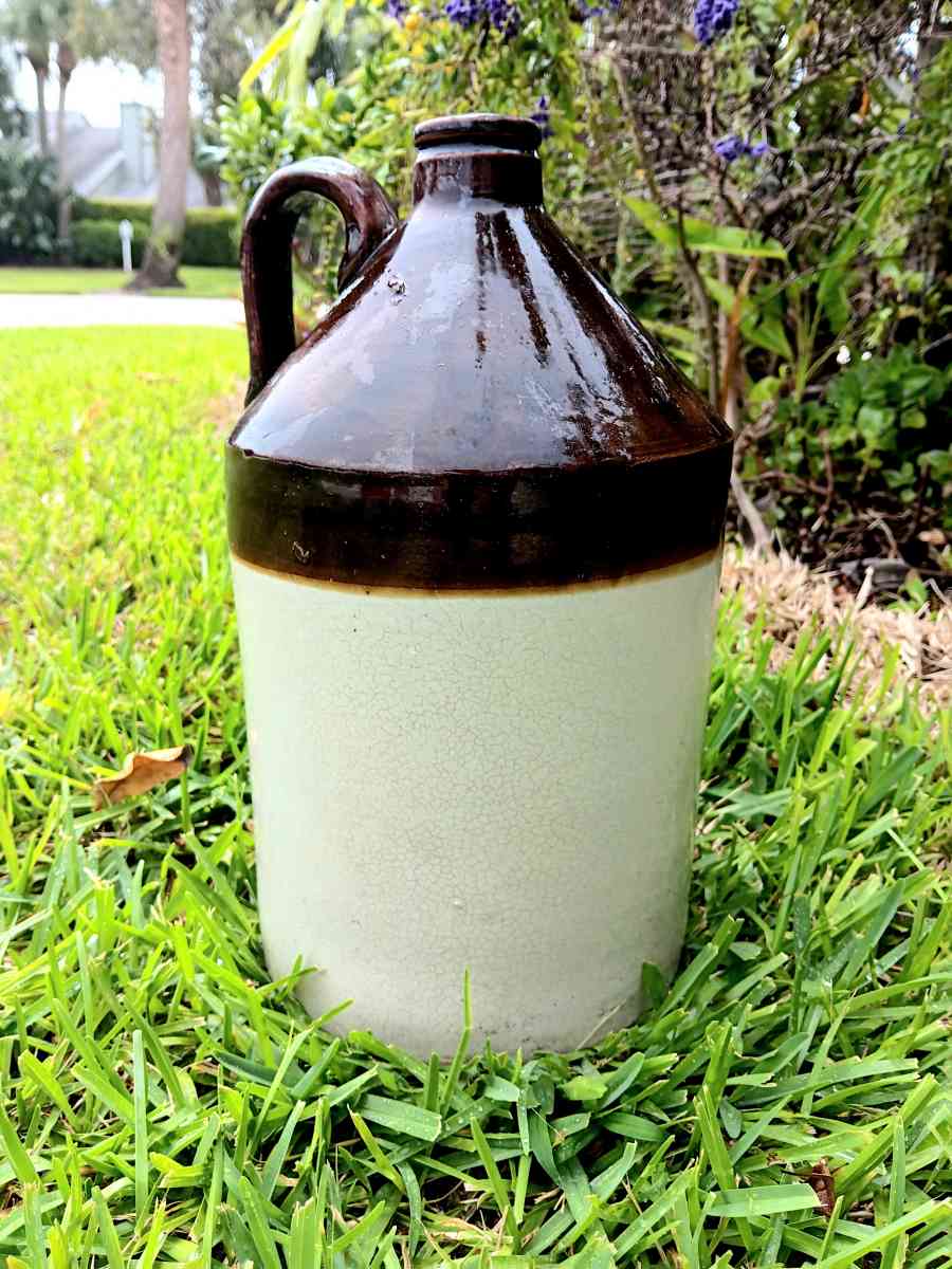 vintage  1902 pottery jug
