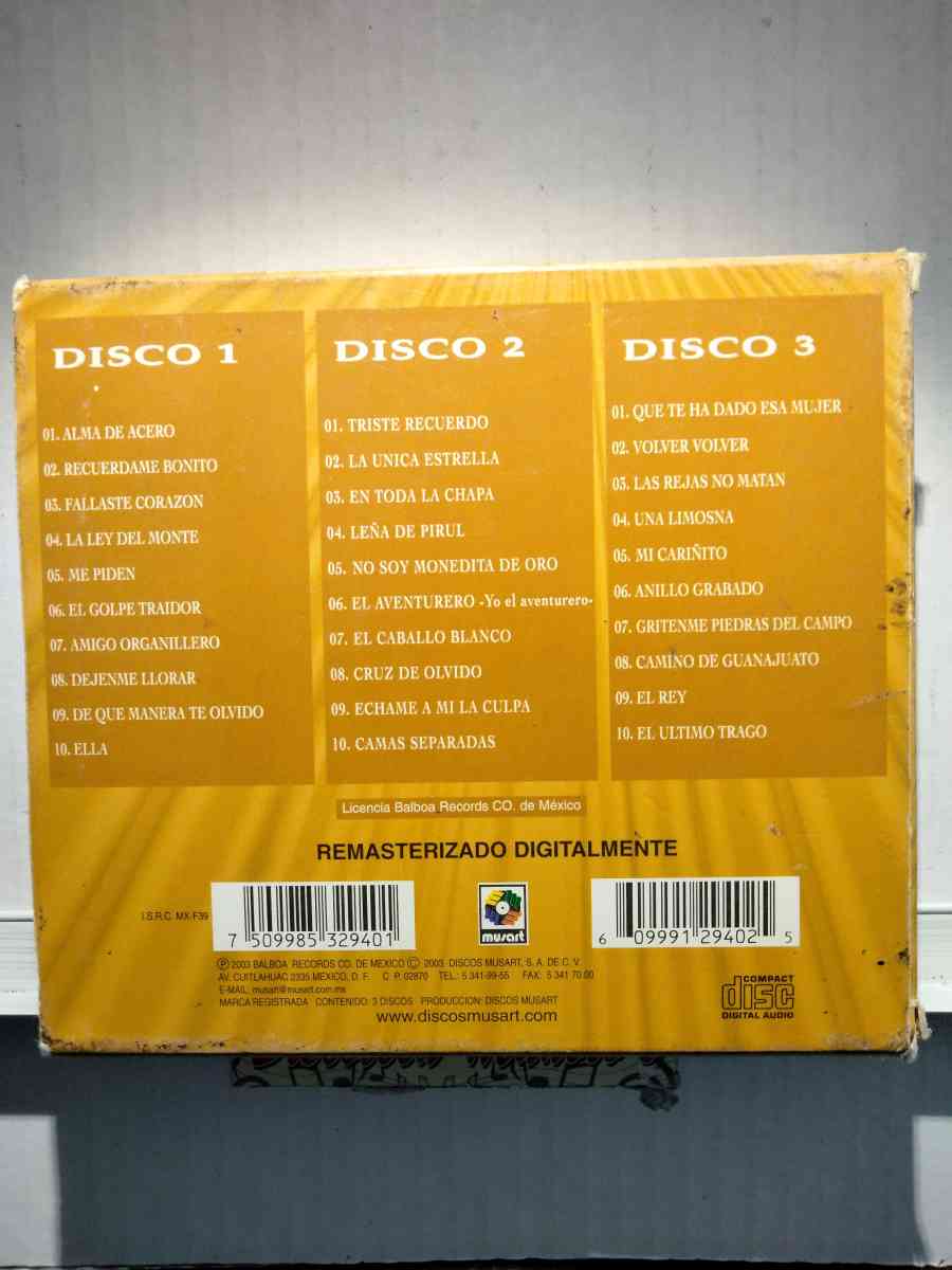 GRUPO LIBRA RANCHERAS COLLECCION DE 3 CDS USADOS EN EXC COND