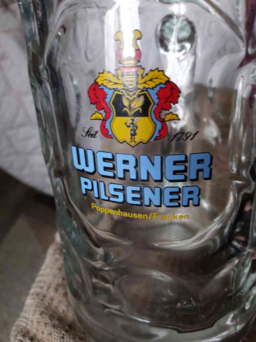 1970s VINTAGE STINE HEAVY GLASS MADE IN GERMANY