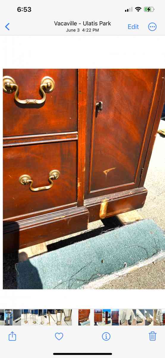 Antique Dining cabinet hutch