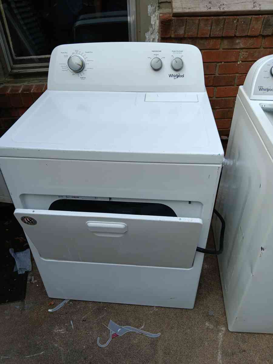 washer and dryer