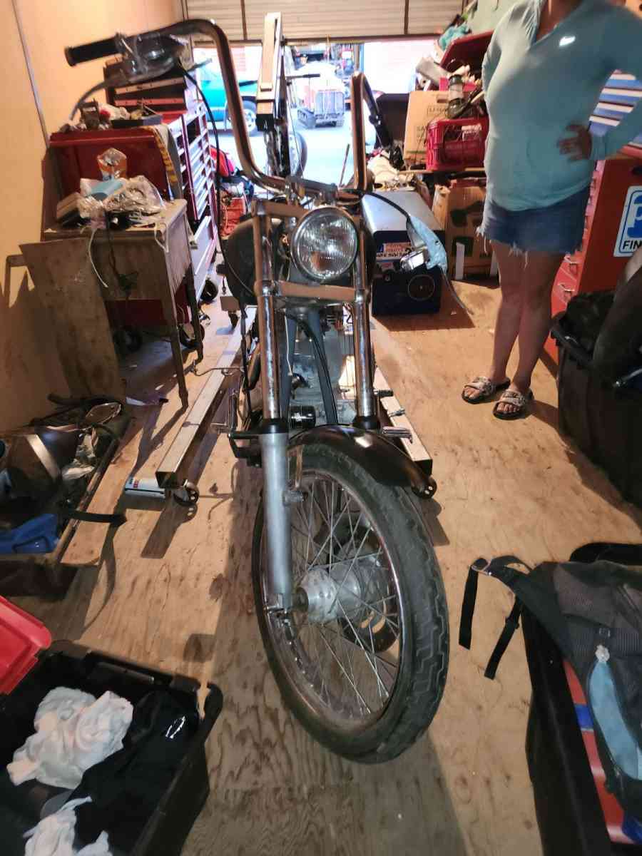 Harley Davidson Softail hard tail