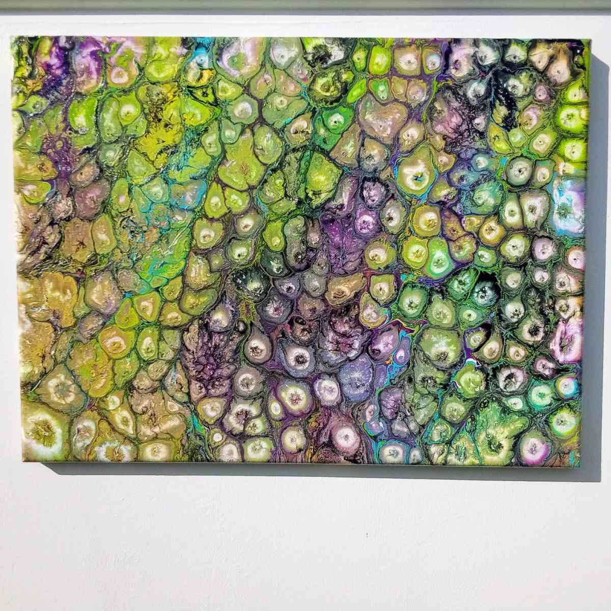 16 x 12 x 1 Acrylic Pour Painting