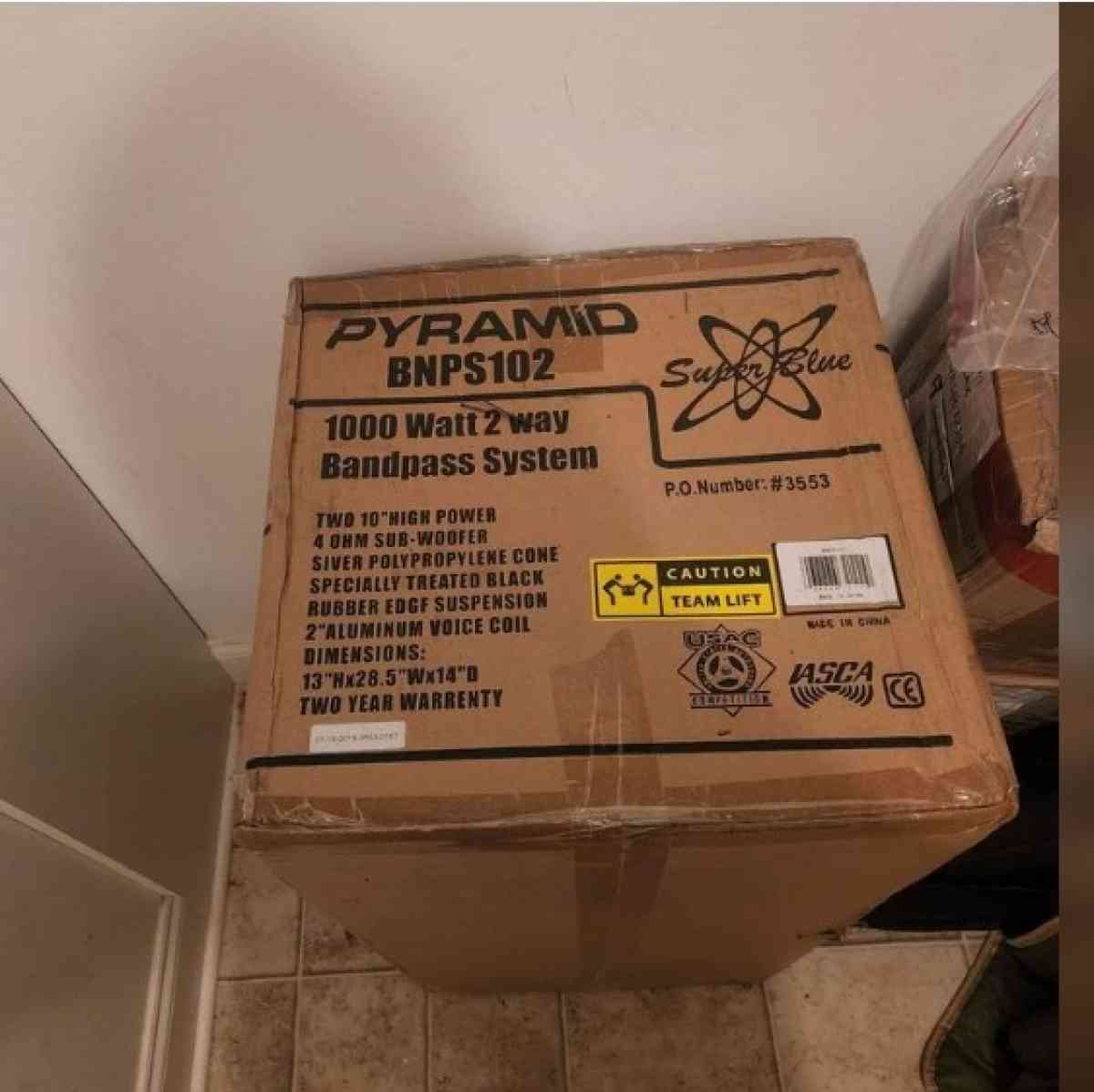 Pyramid BPNS102 subwoofer