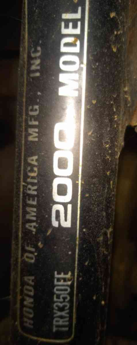 2000 Honda rancher 350 es 4x4