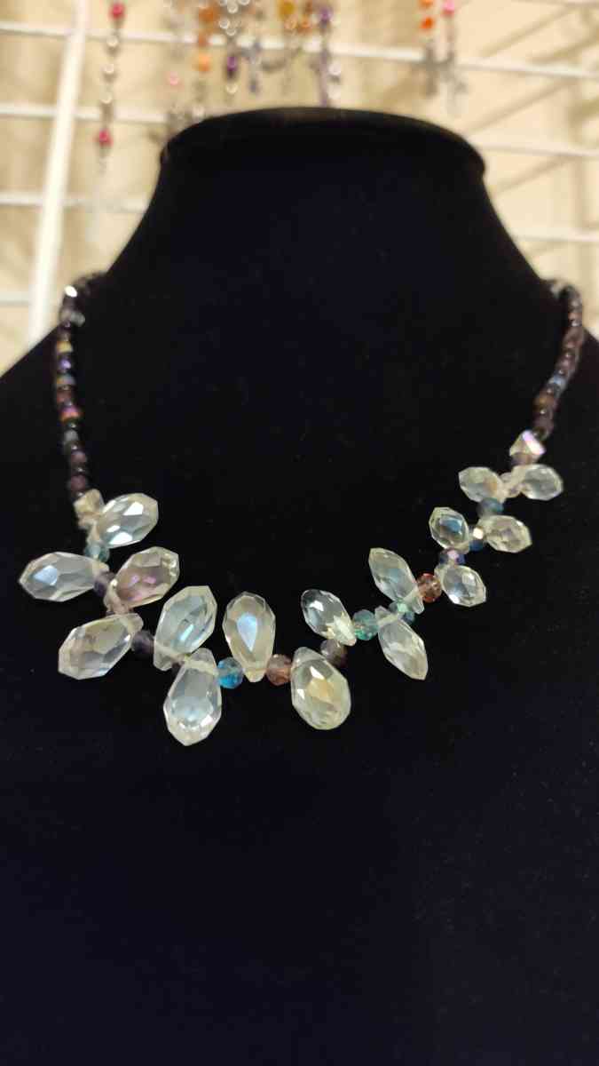 Hand made crystal necklace