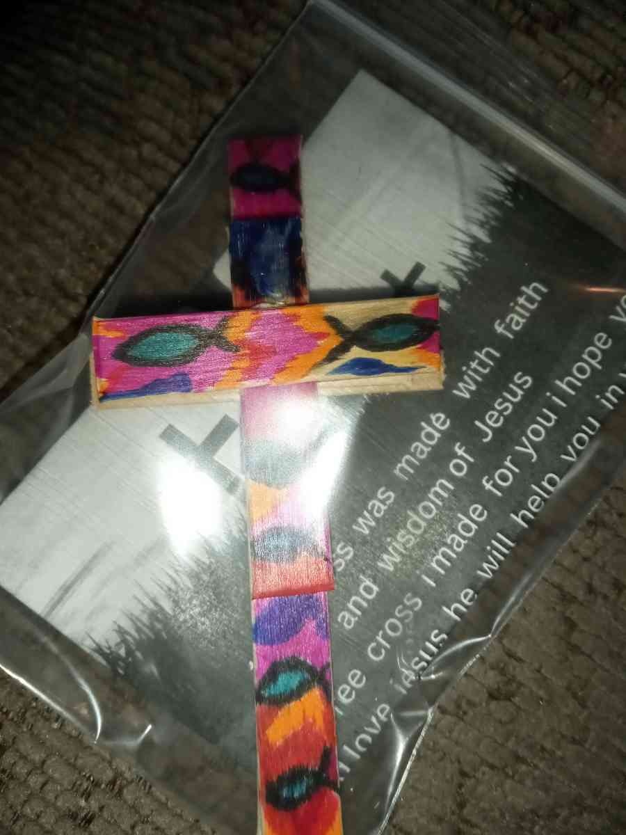 hand made crosses 3 each