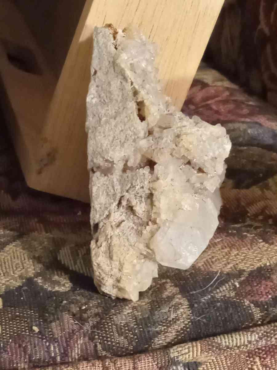 Quartz Mineral rock and crystals