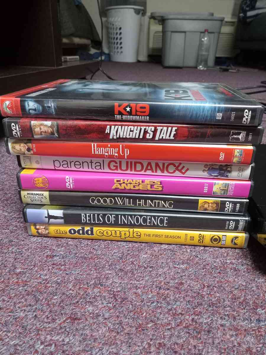 DVDS movies and BlurayDVD player with hookups