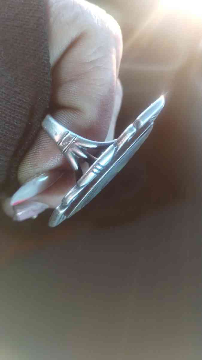 indian tribe oval opal ring