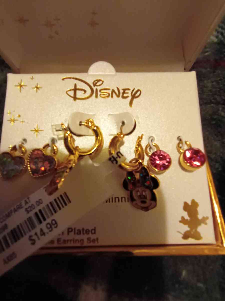 Disney sterling silver earrings