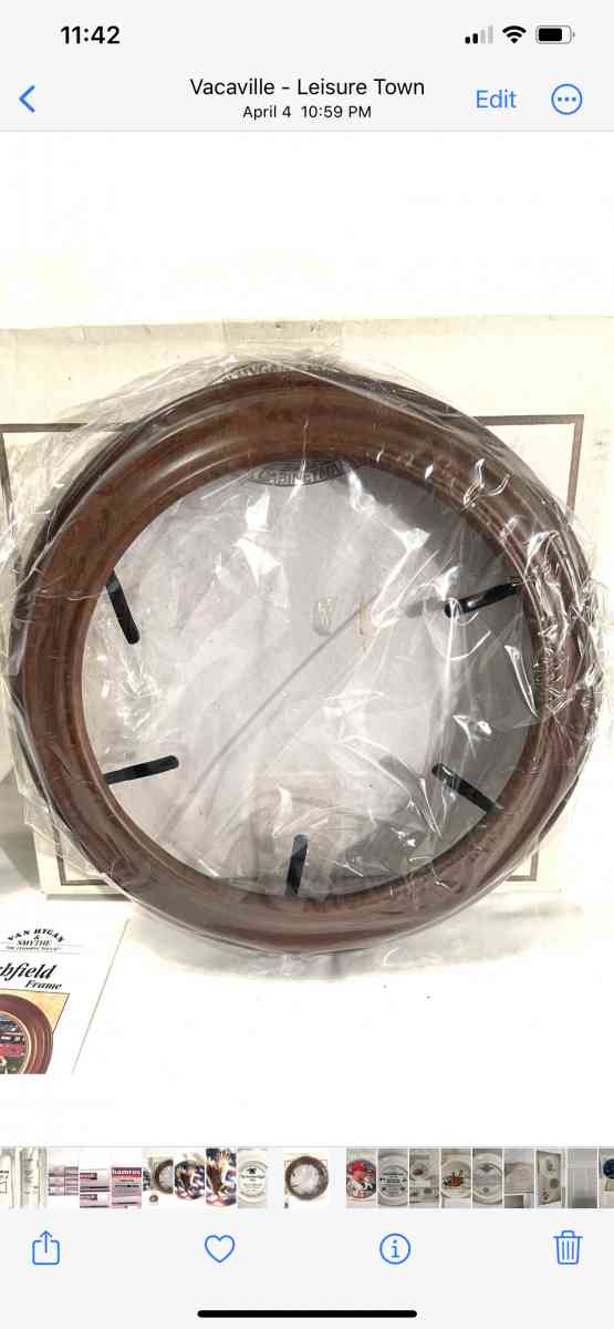 new American eagle collectors plate with wall mount