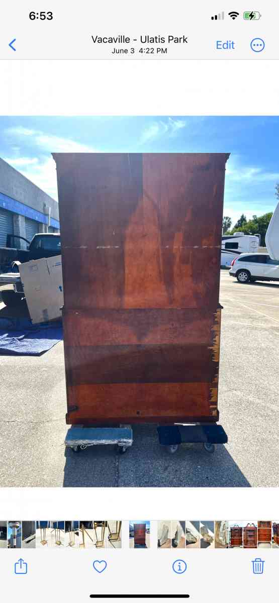 Antique Dining cabinet hutch