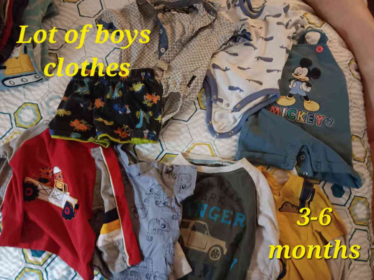 Lot of boys clothes