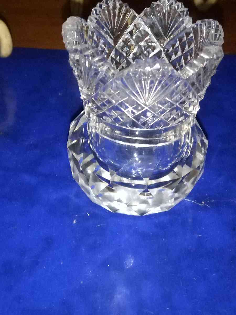 vintage Cut Glass Toothpick