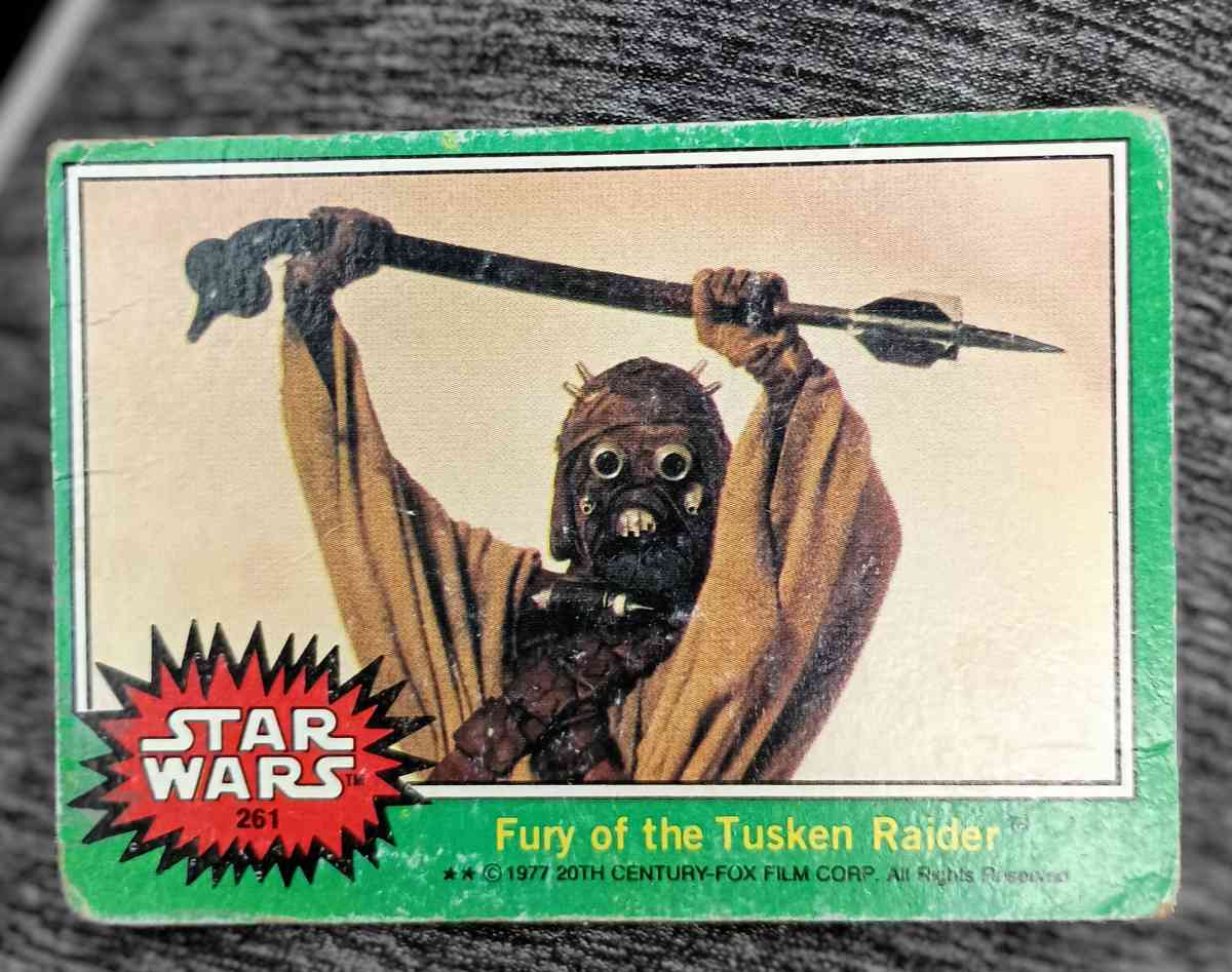 Star Wars 1977 trading cards