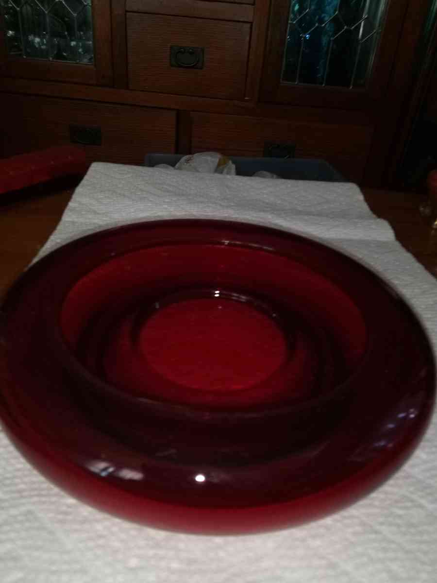 vintage Ruby bowl