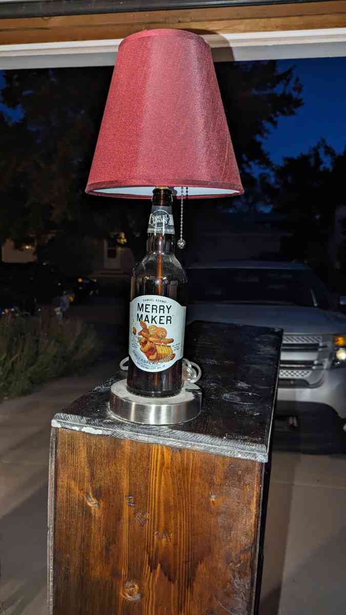 beer bottle lamp